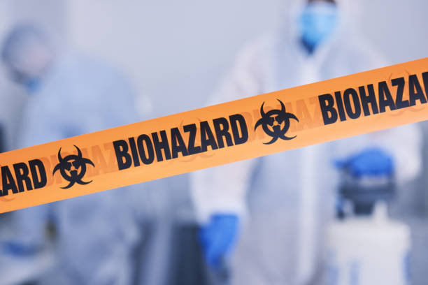 Professional Infectious Disease Decontamination technician working in Franklin Park, NJ